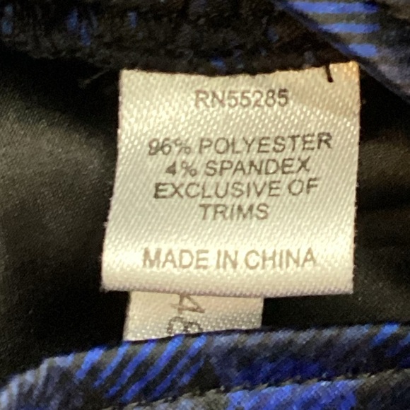 EXPRESS Halter Satin Blue Top Y2K Size 8 - Picture 8 of 8